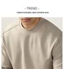 Men's Heavyweight Air Layer Long Sleeve Semi-High Neck Sweatshirt (340G) - Autumn/Winter Luxury