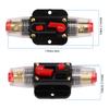 Yctze 12‑24V Inline Circuit Breaker with Manual Reset Function, Automotive