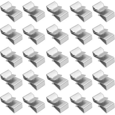 Yourkar 25 PCS Trailer Frame Wire Clips, 0.72"/18mm Steel Trailer Wiring Clips for Automotive Wires Management, Cable Organization for Boat Trailer,