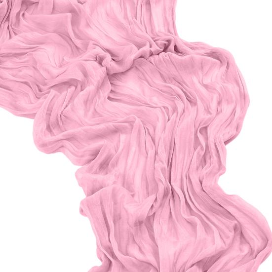 Cheesecloth Table Runner Wrinkled Boho Table Runner 6ft 10ft 13ft Rustic Farmhouse Table Runner for Wedding Engagement Bridal Shower Party Decoration