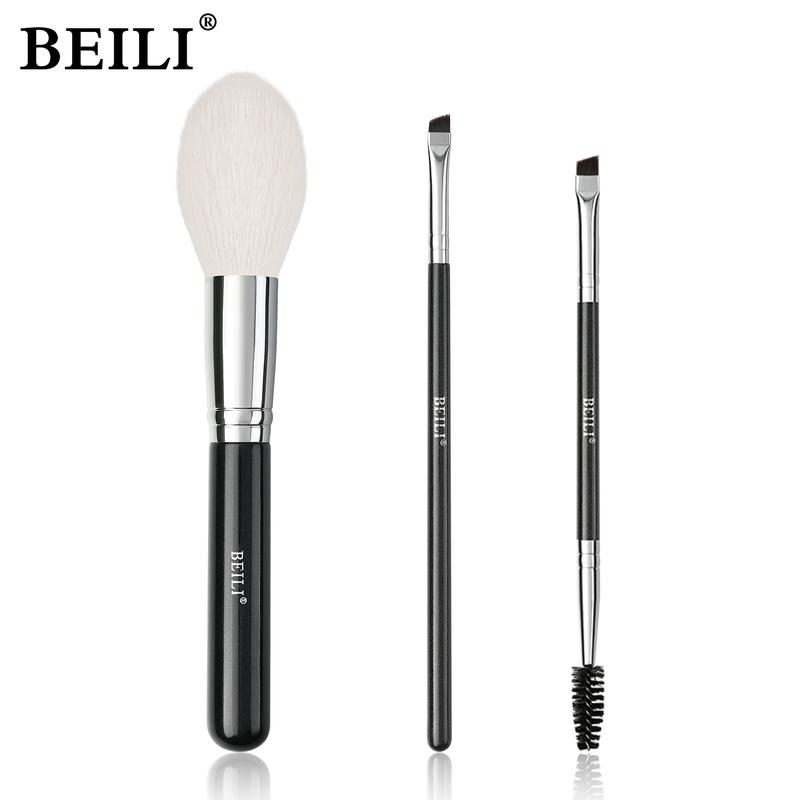 BEILI Ultra Thin Eyebrow Makeup Brush Set For Professional Eyeliner Eyelash Concealer Detail Brushes Make up Beauty Product