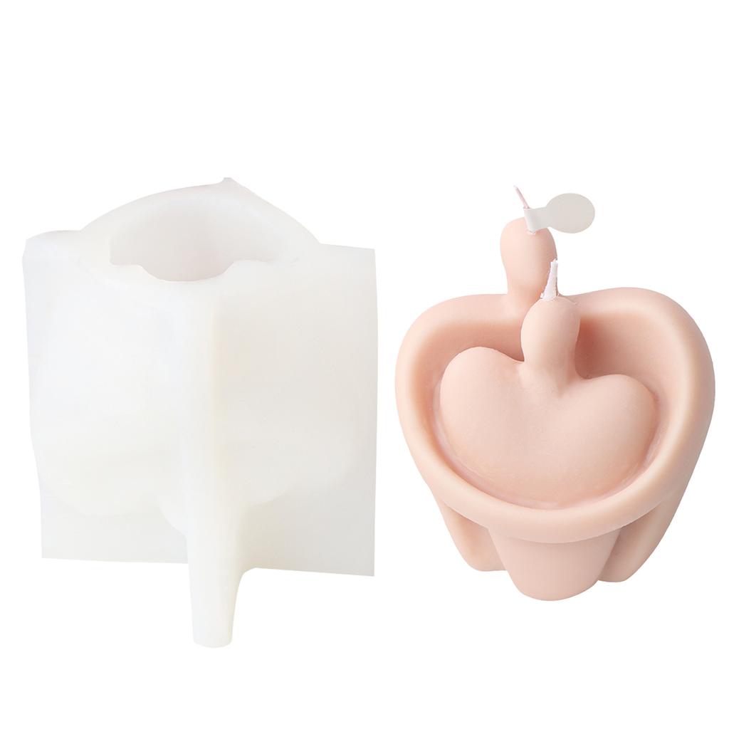 Couple Portrait Silicone Candle Mold Epoxy Resin Mould for DIY Soap Candle Making Handmade Craft Gypsum Decors
