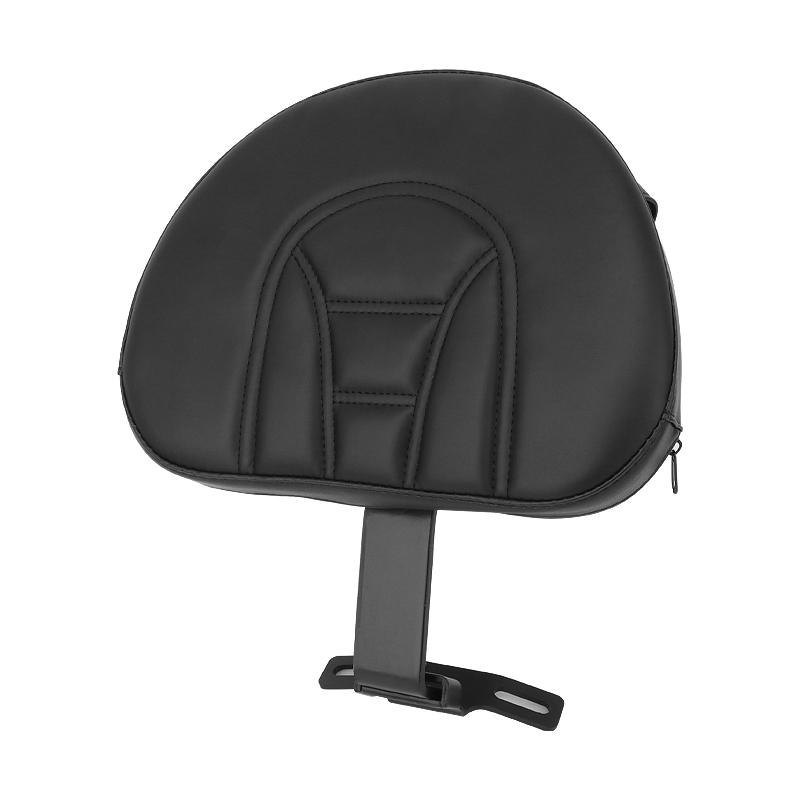 Motorcycle Adjustable Plug In Driver Backrest Rider Sissy Bar Pad For Harley Dyna Softail Electra Road Street Glide Road King