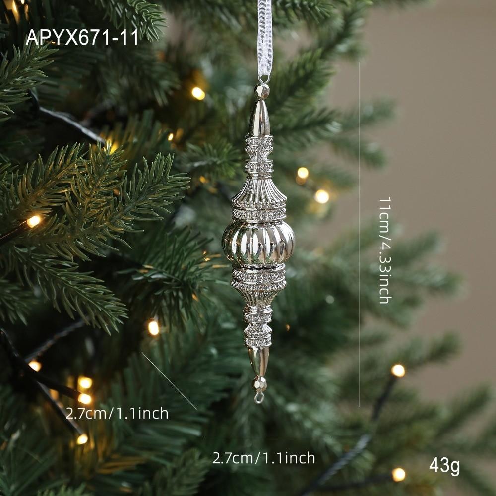 Transparent Christmas Tree Pendant Transparent Hanging Decor  Festive Holiday Display