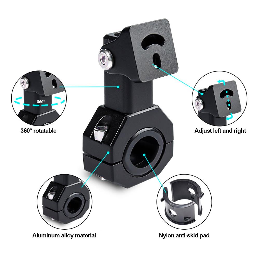 Univerzální držáky LED na motocykl díly 29 mm 88 mm Nárazník Modifikovaná houbová svorka držáku LED světla Sada pro montáž na pracovní světlo