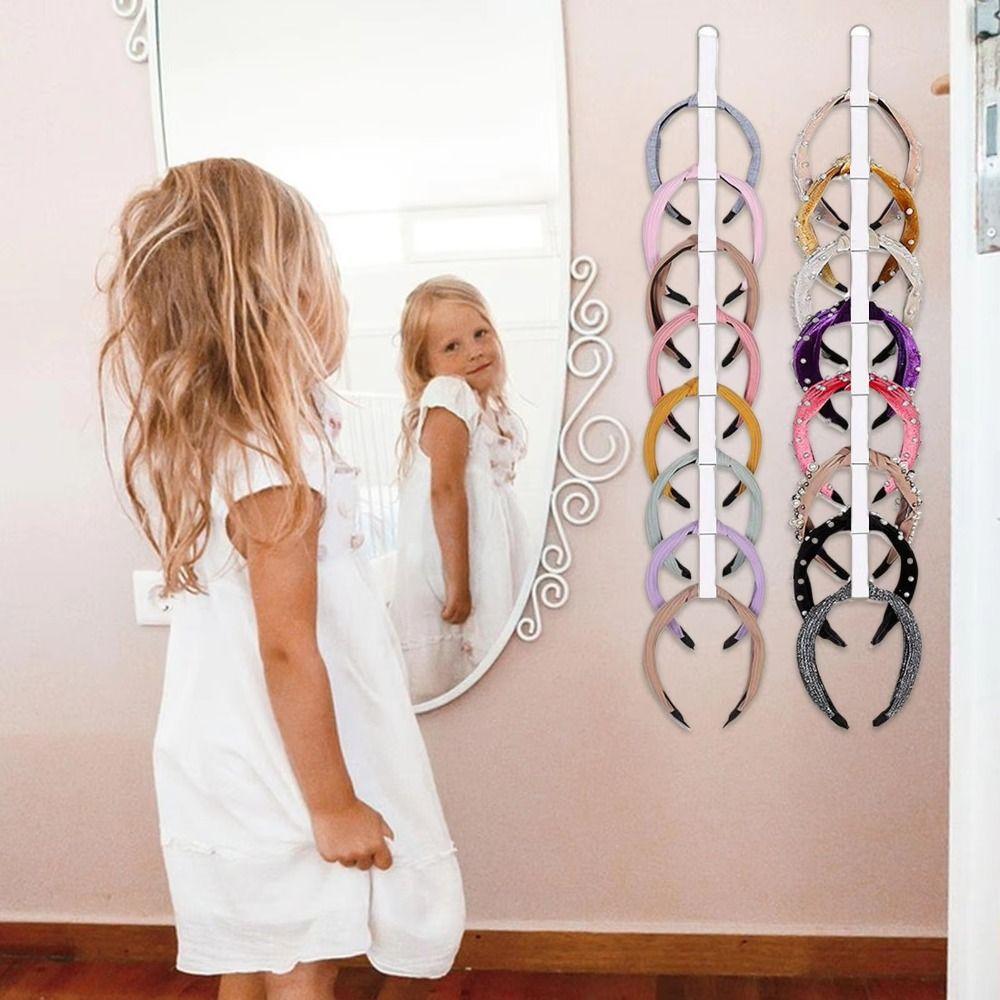 Wall-Mounted Headband Organizer Space Saving Wall Headband Holder Headband Storage Holder Closet
