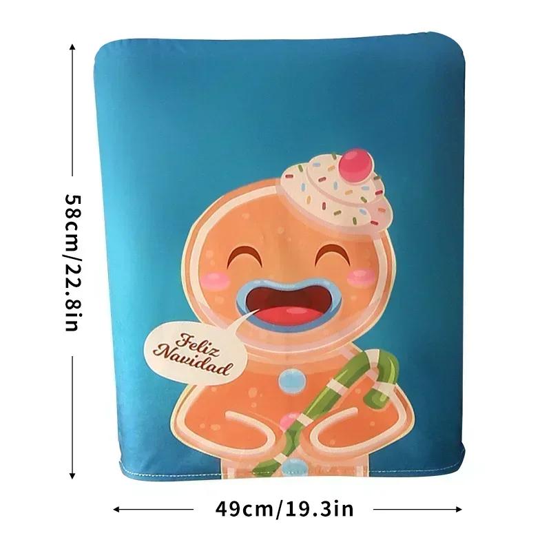 1/2/4/6pcs Christmas Chair Back Cover Stretch Dining Chair Covers Protector Xmas Gift Party Banquet Xmas Decoration New Year