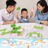 Montessori Educational Toy "Hide the Blocks" Brain Training Game for Ages 3 and Up, Adults, 80 Challenge Questions, Includes Instructions with Explode