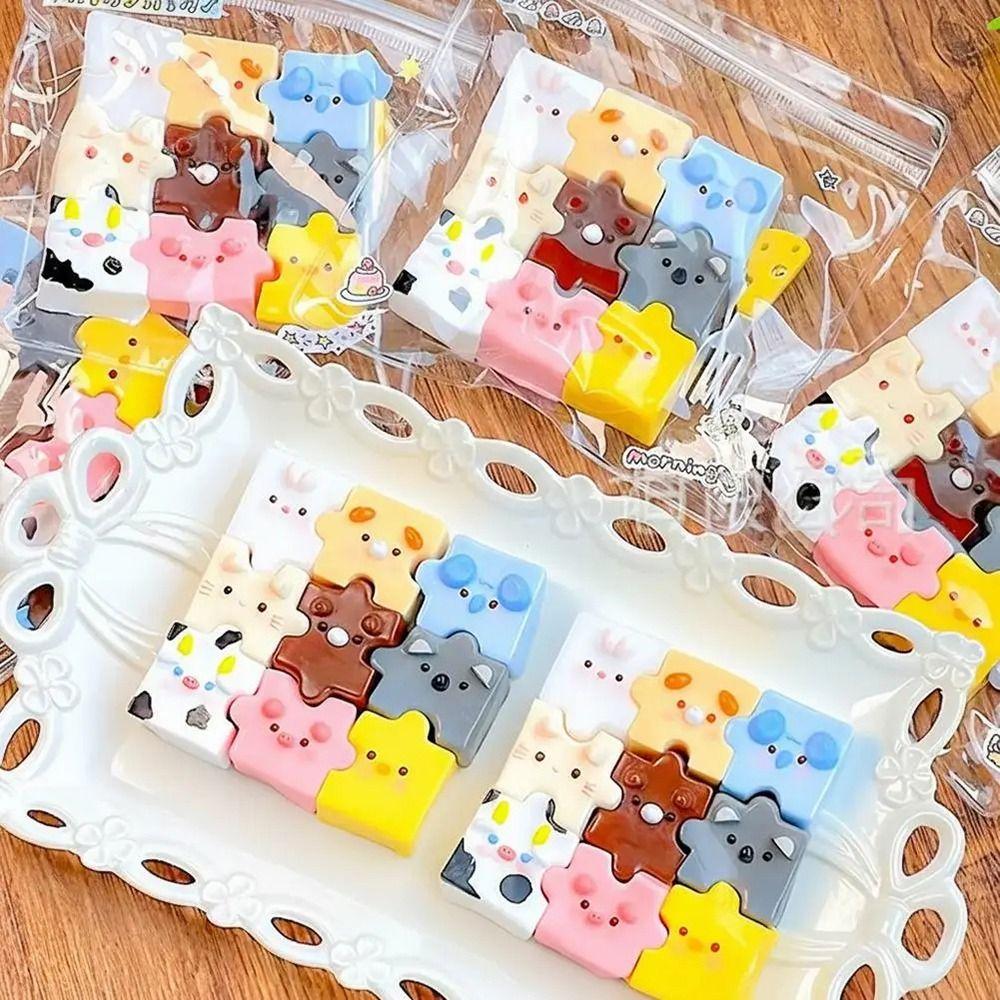 Food-grade Silicone Squeeze Toy Slow Rebound Silicone jigsaw puzzle toys  For Kids