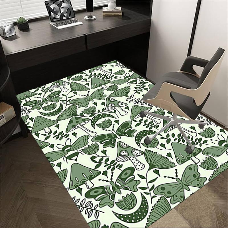 1PC mushroom butterfly Extra Large Non Slip Floor carpet, Office, family, bedroom, Studio   Large Area Rug Indoor Rugs, , Vibrant Colors
