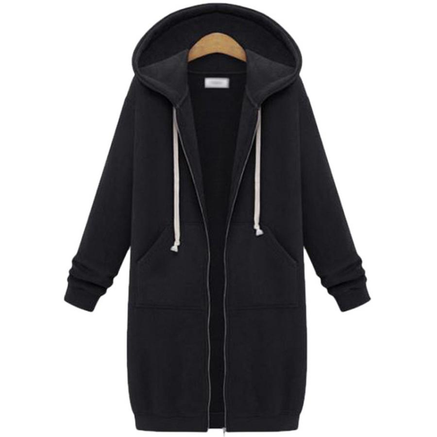 Fall Winter Women's Sweatshirt Long Sleeve Hoodie Coat