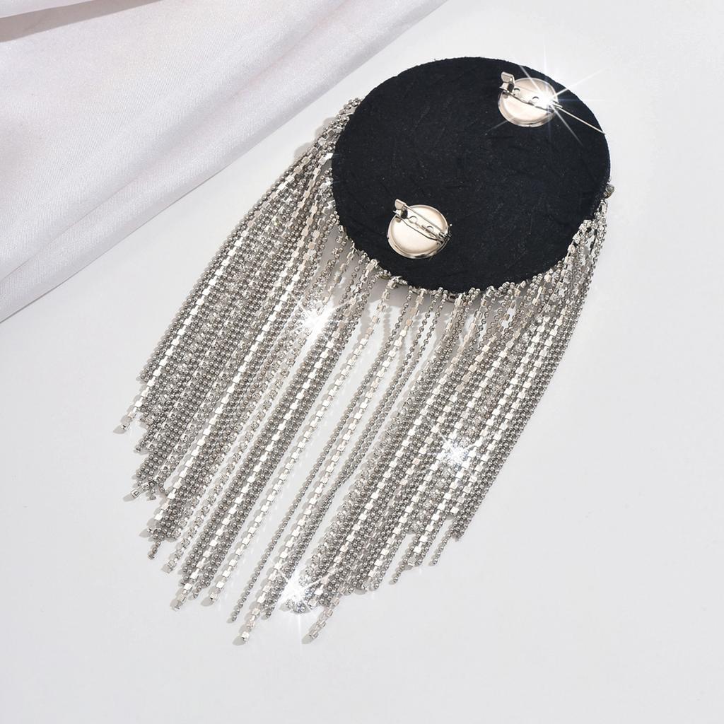 New Stock Fashion Tassel Retro Shoulder Patch Performance Stage Exaggerated Dress Coat Tassel Shoulder Patch