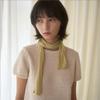BAIA LINEN SCARF_LIGHT GREEN