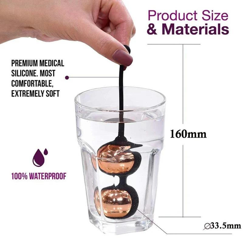 Kegel Ball Trainer Postpartale Beckenbodenmuskulatur Rehabilitation Kit Vaginal Hantel Ball