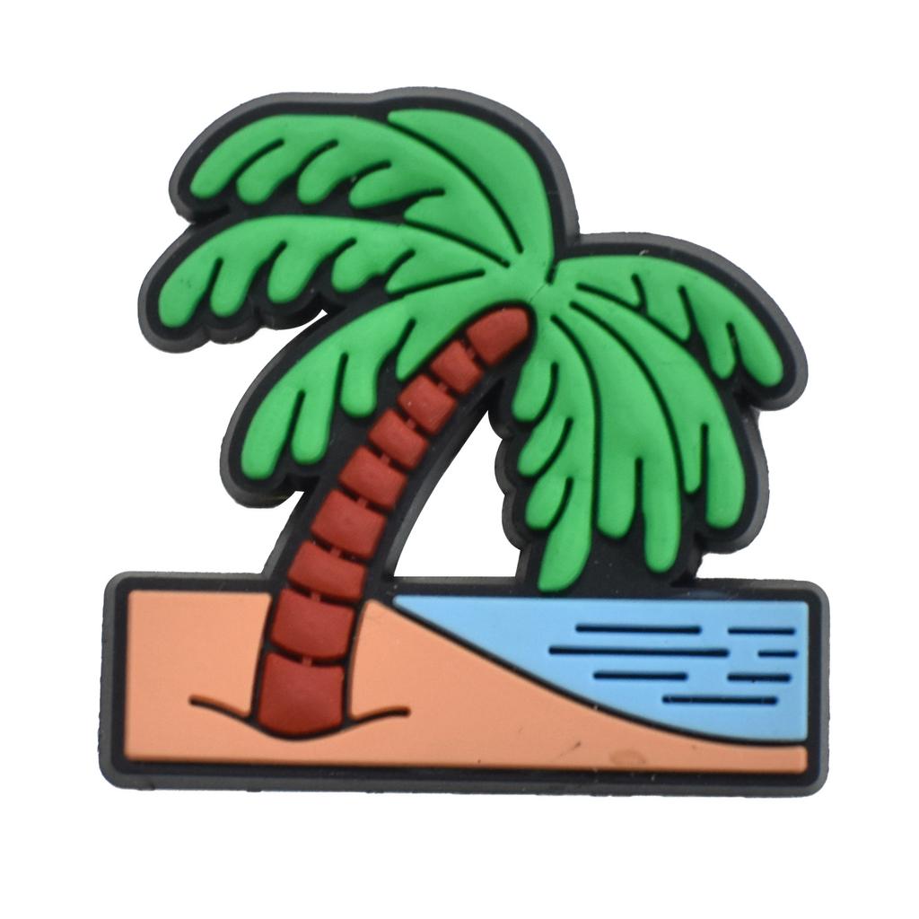 24 buc Clipsuri de silicon amuzante de vară – Brelocuri DIY detașabile de decor de modă de vară pentru genți și sandale