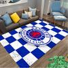Rangers FC Carpet, Non-slip Office Chair Rug, Digital Print Home Area Rug, Unique Festival Decorations