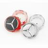 2026 New 4 PCS 75mm Black Red Raised Car Wheel Center Cap Hub Badge Styling Accessories for Mercedes Benz AMG Key Ring