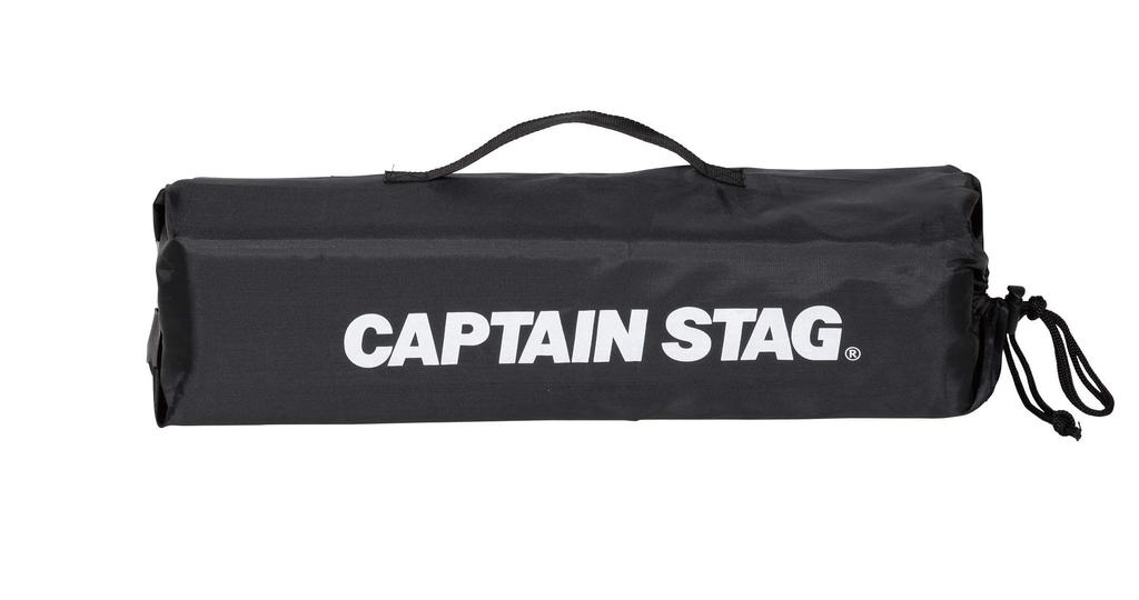 CAPTAIN STAG Outdoor Ground Chair Field Chair for Camping Width 40 X Depth 68 X Height 39cm Weight Approximately 530g Storage Bag Included Polyester
