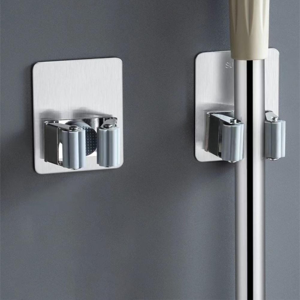 Adhesive Wall Clip Adhesive Wall Clip Kitchen Organizer Mop Holder Rack