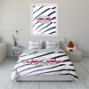 RB Leipzig Logo Bedding Set Bedding Duvet Cover Set Duvet Cover Pillowcases Home Decor (1 * Duvet Cover 2 * Pillowcases, without duvet insert)