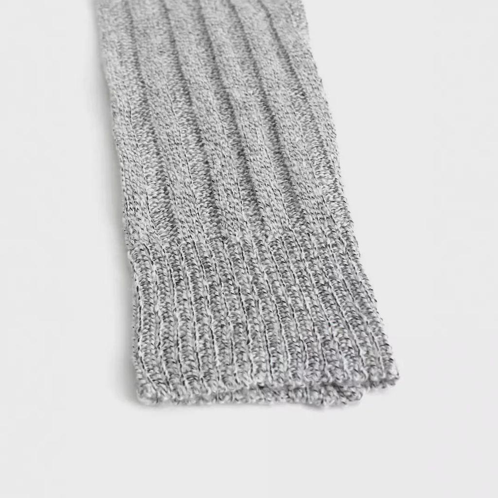 European and American Long-Sleeve Mid-Length Knitted Cardigan Sweater for Spring, Autumn, and Winter