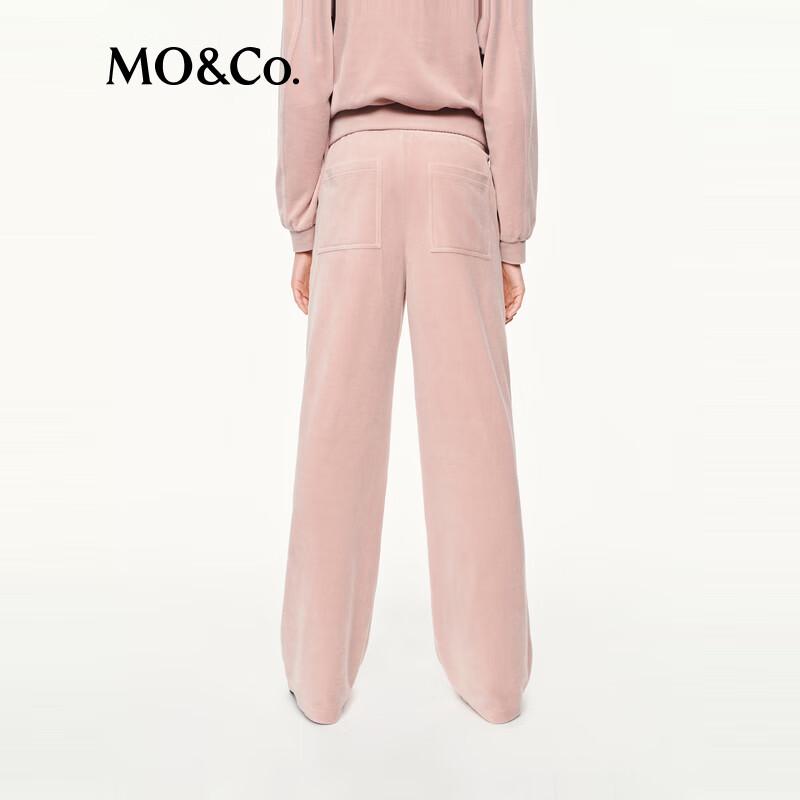 MO&Co. Women's High-Waist Straight Leg Sweatpants