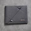 Men Bifold Wallet Slim Faux Leather Card Short Card Wallet Holder Pocket Wallet