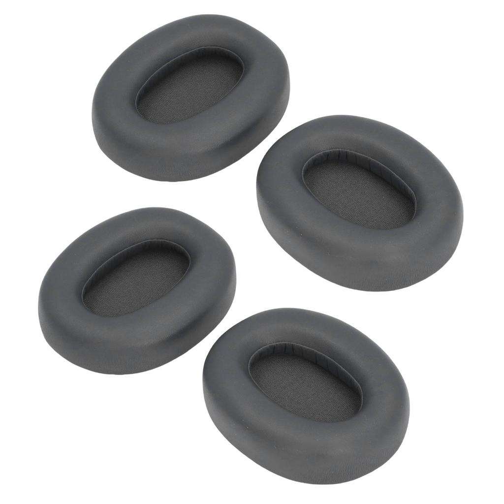 2 Pairs Replacement Earpads Cushions Fit for W800BT Free Noise Cancelling Headphone Protein Leather Ear Pads Muffs Gray
