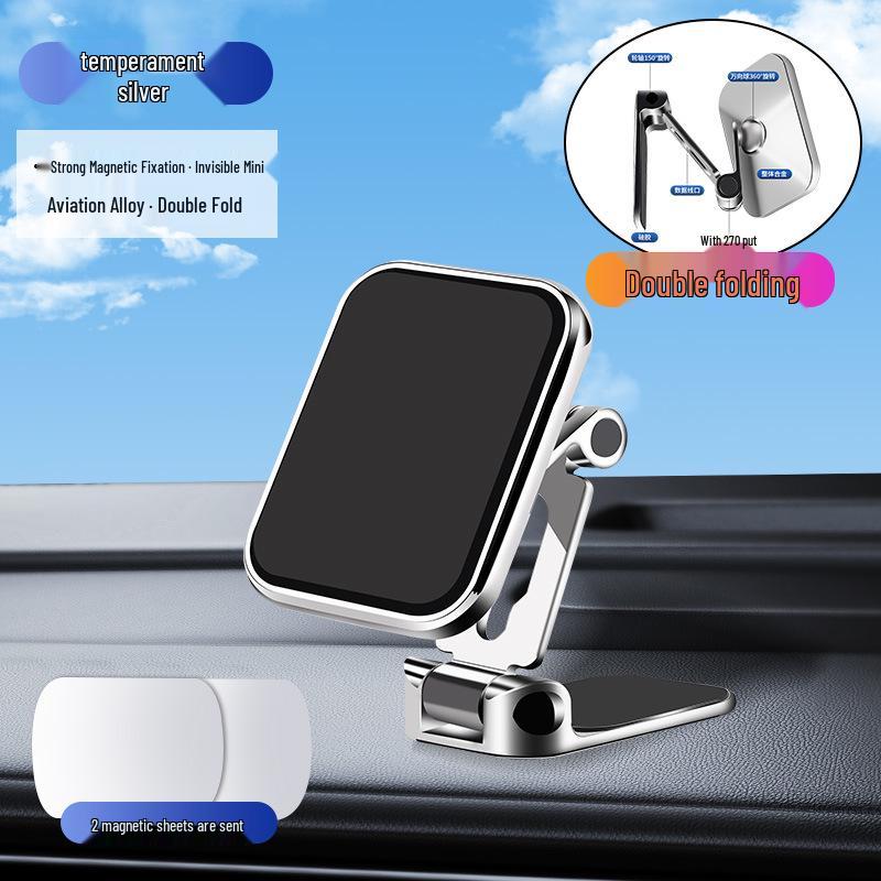 2026 Foldable Magnetic Air Vent Car Phone Holder and Dashboard Mount