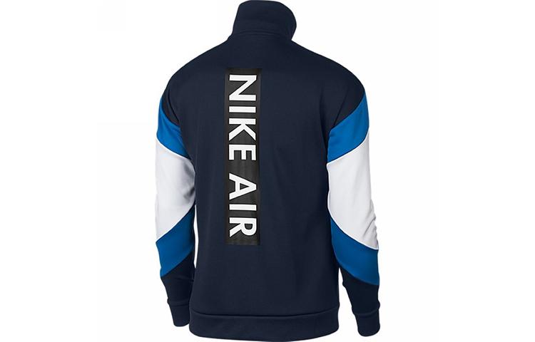 Nike Jackets Men s Dark Blue Stand Collar Moderate Other AJ5322-451 L