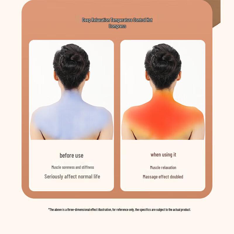 AUX Multifunction Neck, Back & Waist Kneading Massager