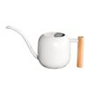 Flower Watering Can 1200ML Stainless Steel Long Spout Large Capacity Wooden Plant Handle Modern Indoor Outdoor Plants Flowers Pot Gardening Supplies