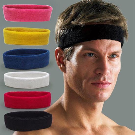 Unisex Sports Yoga Fitness Stretch Sweat Sweatband Hair Band Headband Headwear