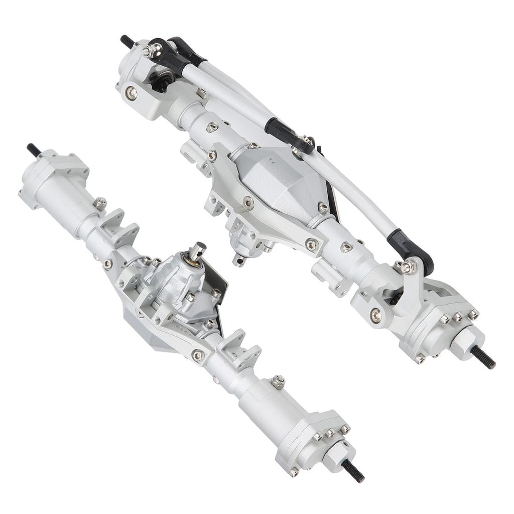 Front Rear Axle Assembly with Drive Shaft Upgrade Parts Fit for   SCX10 II 90046 90047