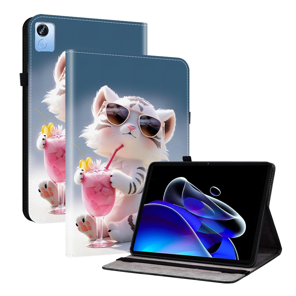 PU Leather Tablet Case for Realme Pad X- 11 Styles! Durable, with 2 Stand Slots, Pencil Holder & Card Slots, Flexible TPU Back Cover