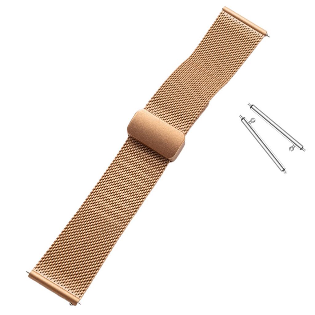 Curele de ceas din oțel inoxidabil, 22/20 MM, cu plasă metalică. Curele de ceas, rezistente la rugină, reutilizabile.