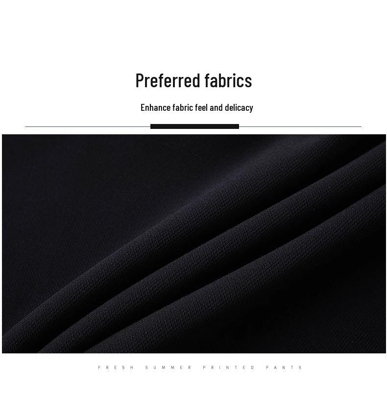 Women's High-Waist Black Wide-Leg Pants: Spring/Autumn 2025 - Slim, Draped, Casual Straight Suit Style