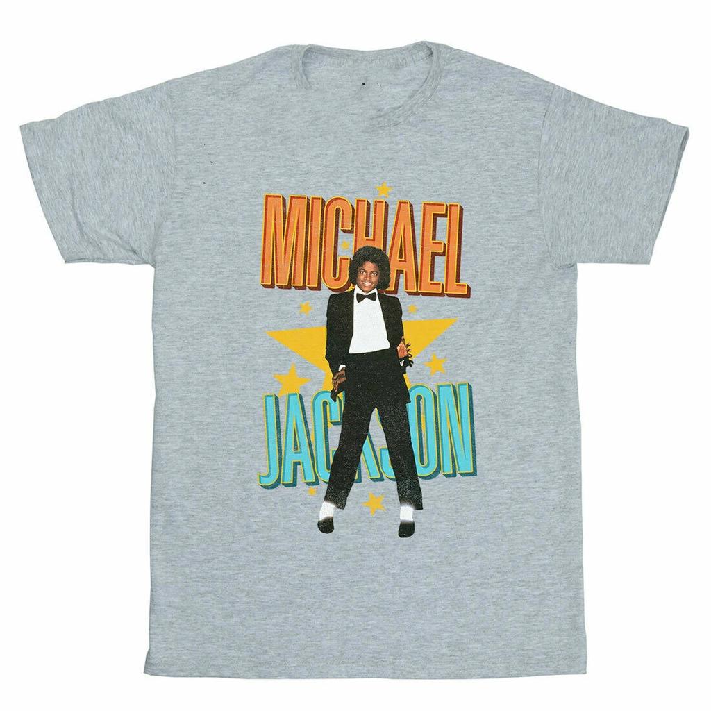Michael Jackson Retro T Shirt 100 Cotton Short Sleeve ONeck Casual Tshirts Loose Top New Size S3XL