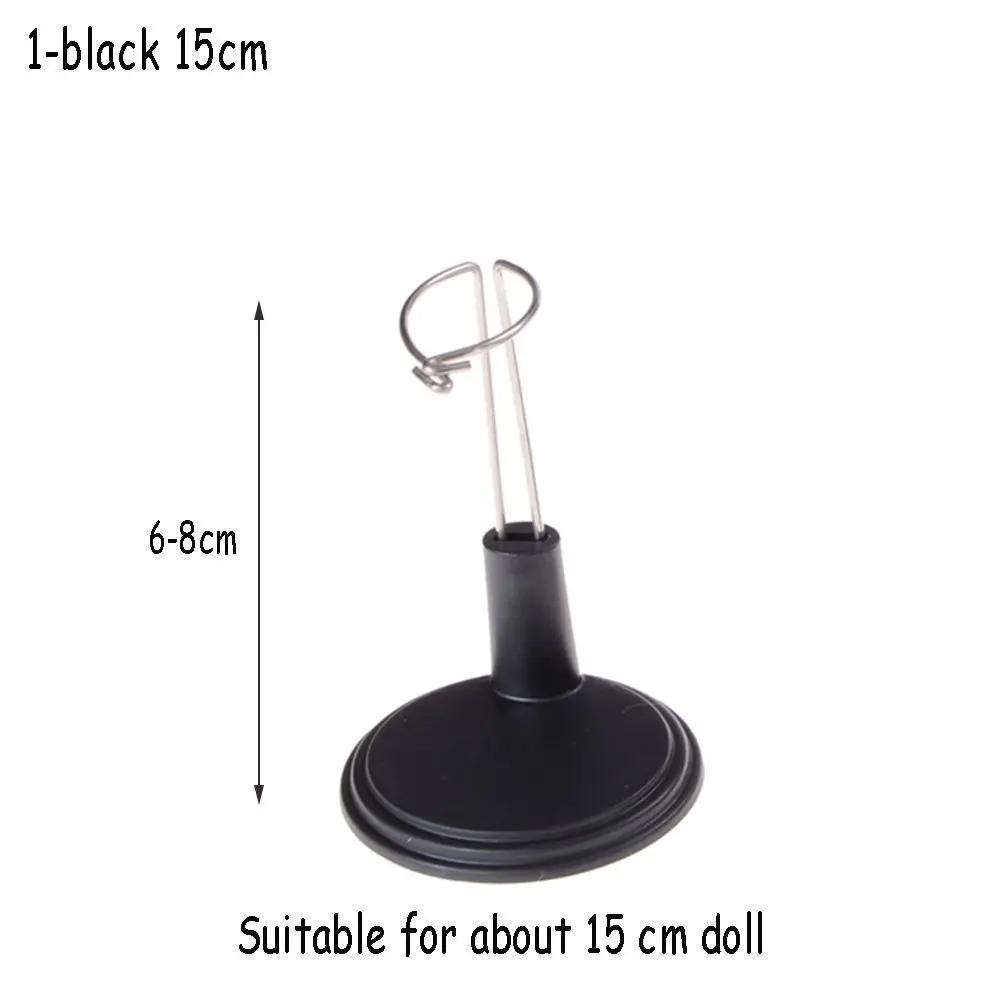 Accessories White Black Metal Doll Bracket Store Display Adjustable Stand Holder
