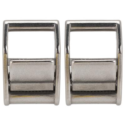 2 Stück Nockenschnallen 316 Edelstahl Schwerlast Press Zurrgurt Verzurren Fracht 27mm
