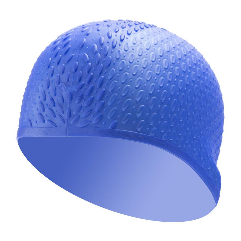 Silicone Swim Cap with Ear Protection - Comfortable, Non-Squeezing for Adults, Men & Women, Multi-Color Options