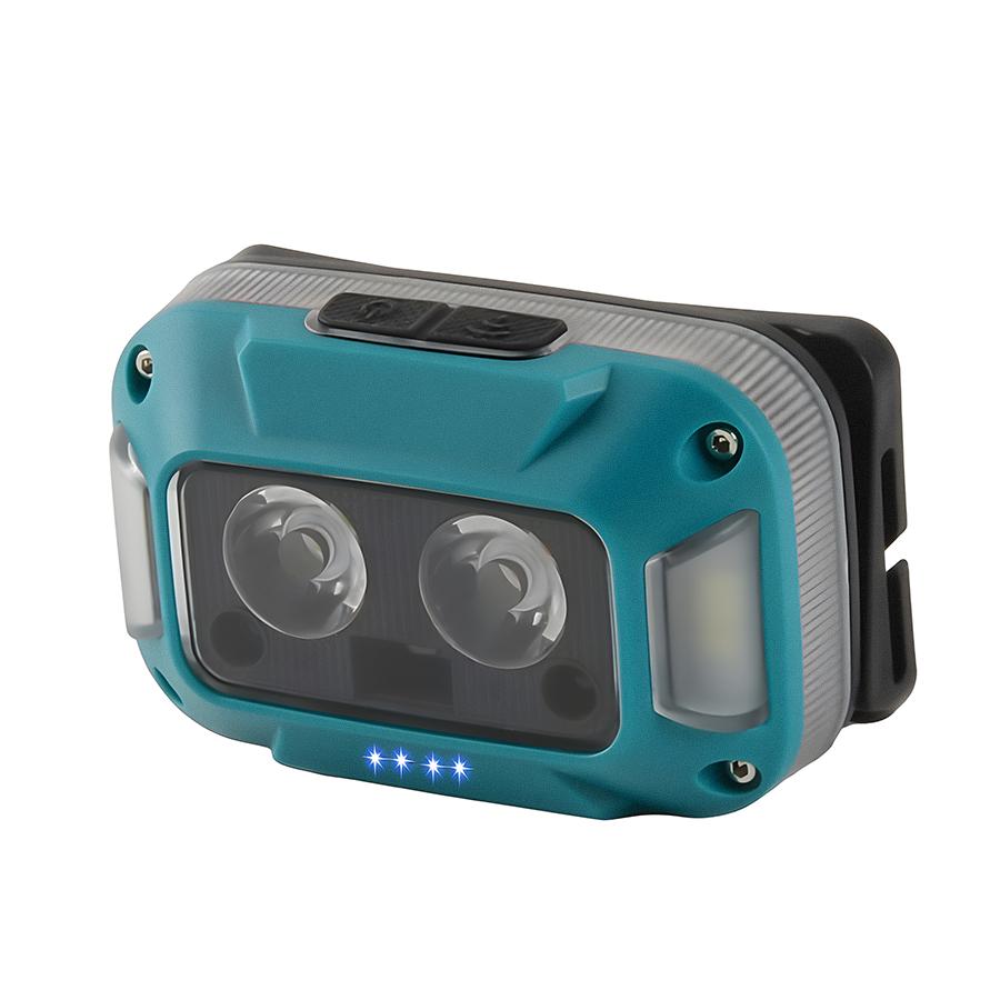 Mini Portable 3-source Sensing LED Headlight with Strong Light Ultra Bright Outdoor Waterproof Fishing Head Mounted Flashlight