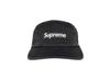 Supreme Gorra de Campo de Sarja de Chino Lavada Negra