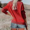 Women Christmas Sweater Warm Christmas Tree Deer Pattern Sweater Knitted Sweater