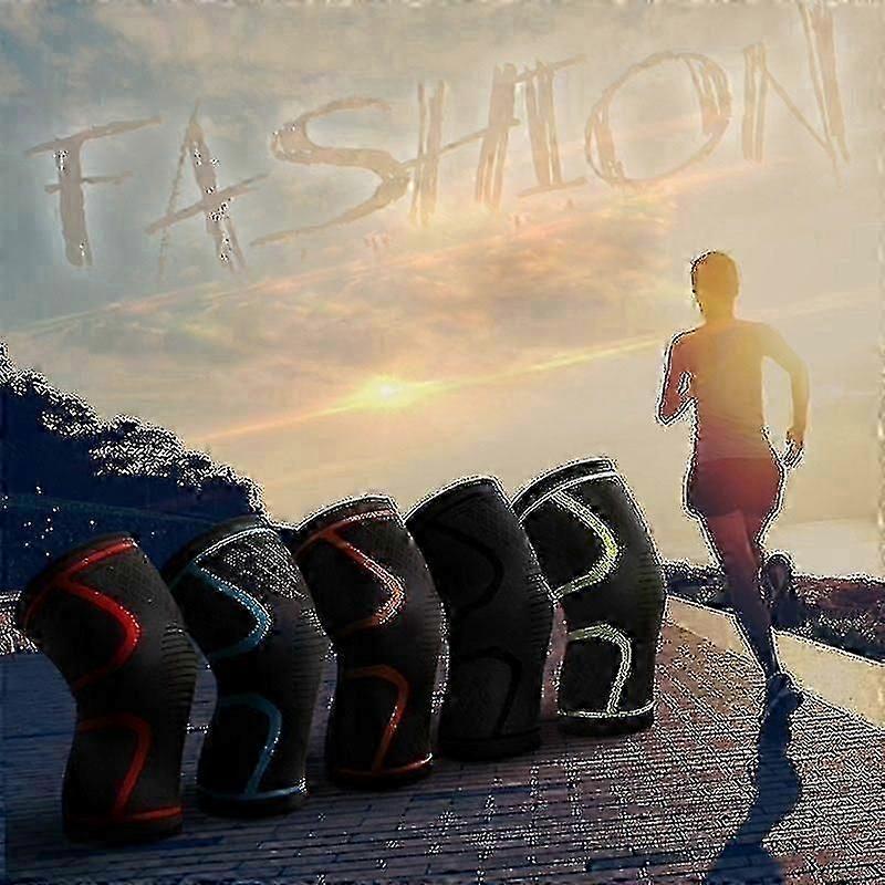 2026 Hot!! 2 Pack Knee Brace Compression Sleeve Support For Men Running Riding Silicone Antiskid Knee