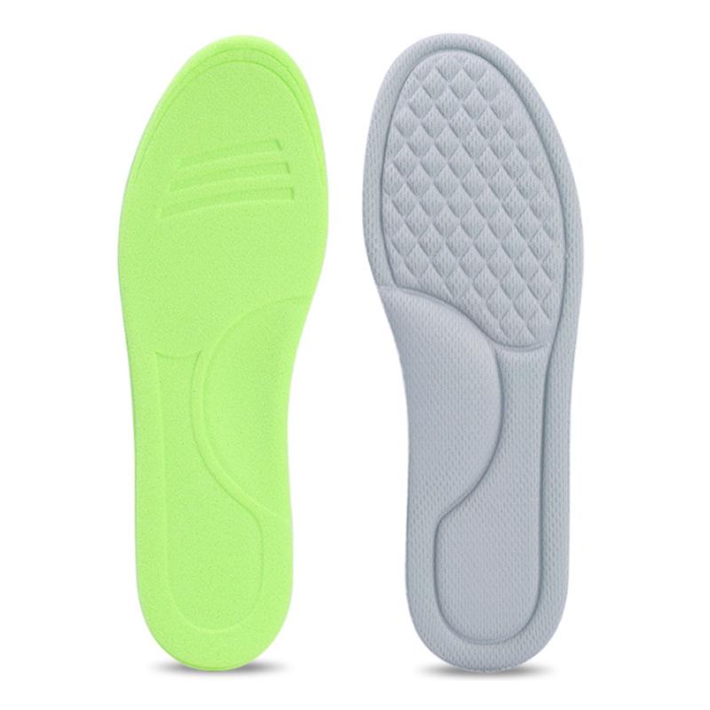 1 Pair Men Soft Thin Breathable Sport Shoe Insoles, Sweat‑Absorbent Odor‑Resistant Comfort Cushioned Shoe Inserts