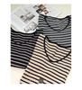 Stunning Striped V-Neck Base Layer Shirt for Women - Long-Sleeve, Autumn 2026 Style, Wear Alone or as Inner Wear