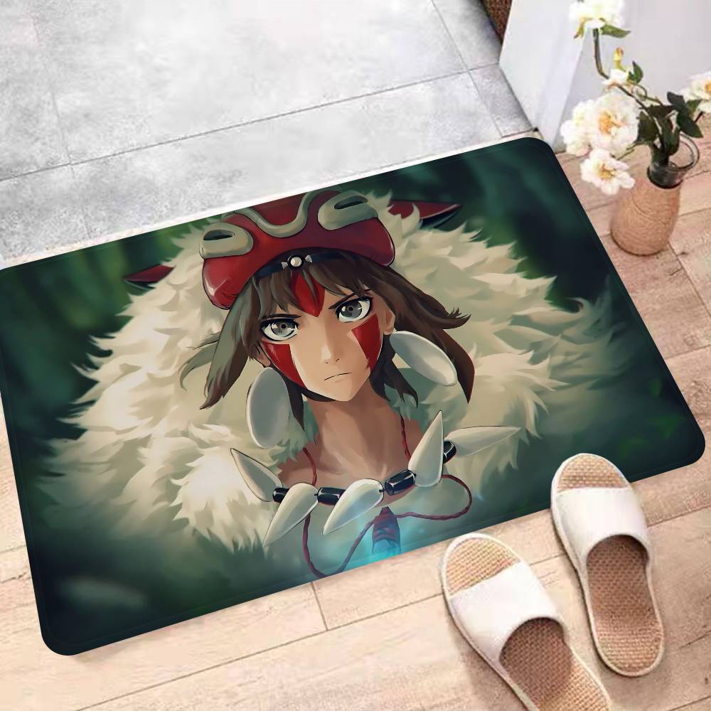 Anime Film P-Princezna M-Mononoke Vstupní rohožka Skandinávský styl Domácí rohožka Koupelnové-WC rohožky Ložnice Hotelová dekorační rohož