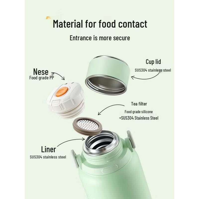 Supor Portable Stainless Steel Insulated Bottle