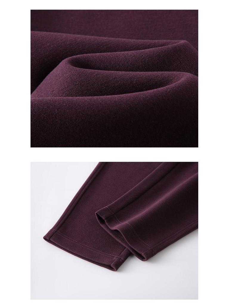 GAGN Brown Women's Casual High-Quality Loose Straight-Leg Trousers - 2026 Spring/Autumn Versatile Style